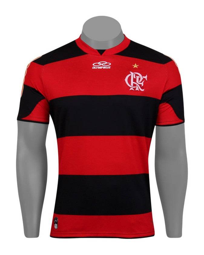 Camisa Flamengo Home Retro 2019/20 Olympikus - Vermelho E Preto