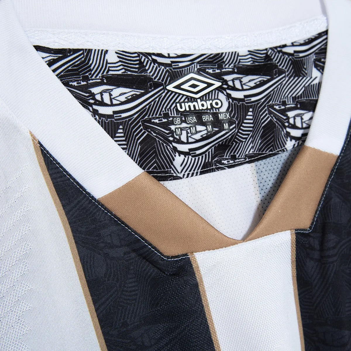 Camisa Peixão 24/25 Away Umbro Torcedor - Branca e Preta