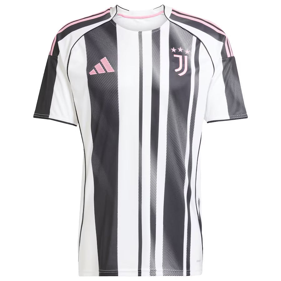 Camisa Juventus Home 25/26 - Torcedor Adidas Masculino - Branco e Preto