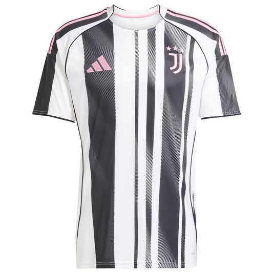 Camisa Juventus Home 25/26 - Torcedor Adidas Masculino - Branco e Preto