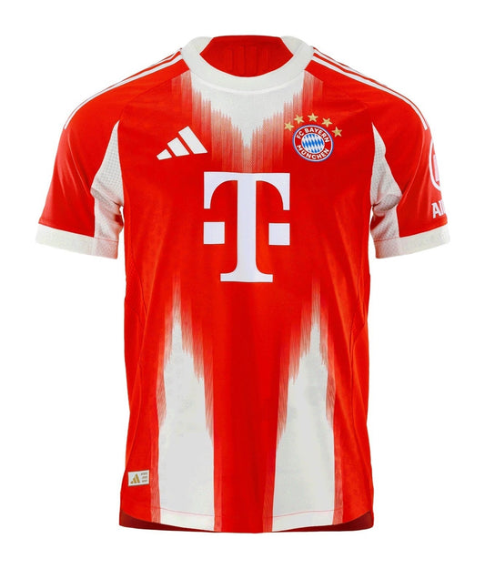 Camisa Bayern de Munich  Home 25/26 - Masculina Torcedor  Adidas - Vermelha e Branca